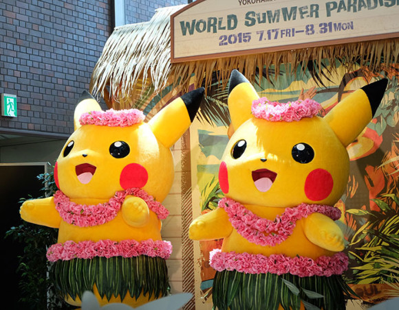 踊る?ピカチュウ大量発生チュウ!ピカチュウフラダンスショー