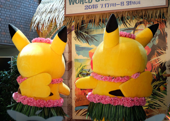 ピカチュウフラダンスショーしっぽ