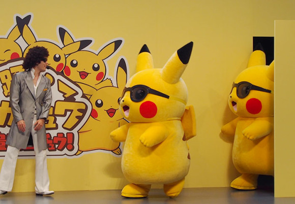 ピカチュウダンスステージショーサングラスピカチュウ登場