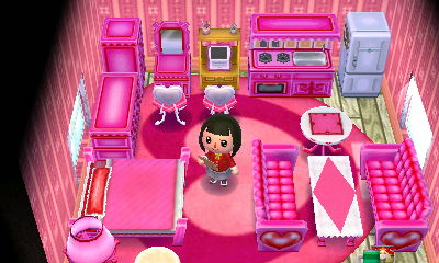 ハピ森ラブリーな感じの部屋