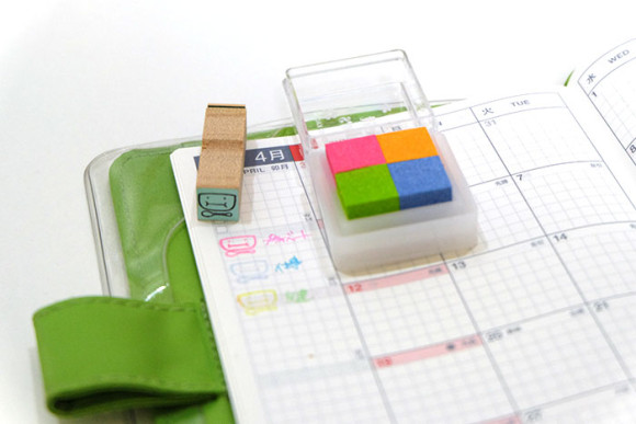 手帳に使うスタンプの使い方 ハンコの色を決める