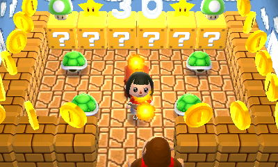 ハッピーホームデザイナースーパーマリオブラザーズコラボ部屋はボーナスステージ