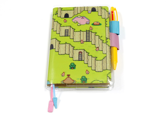 ほぼ日手帳2016!MOTHER2のどせいさん「サターンバレー」カバーオンカバー装着