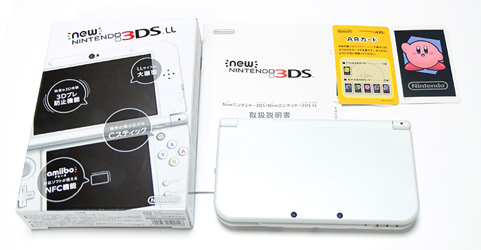 Newニンテンドー3DSLLを買った!購入レポート!内容物
