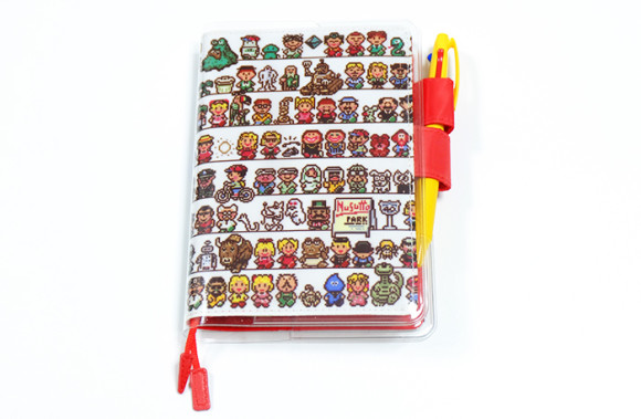 ほぼ日手帳2016!MOTHER2のキャラクター勢ぞろいの「CAST」カバーオンカバー装着