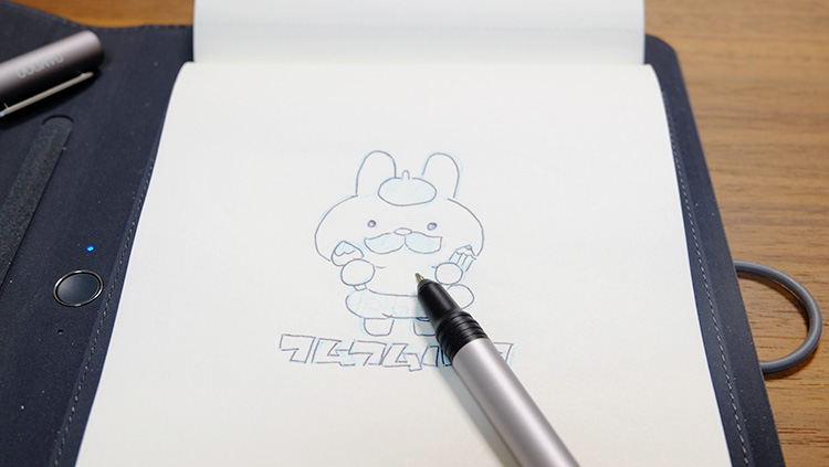 ワコムのbamboosparkで描けるか実験してみた!ペンでなぞる