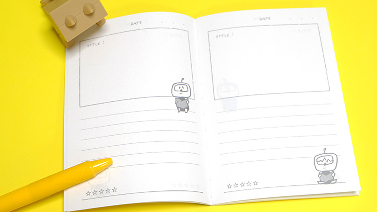 読んだ本を記録しよう!黒猫の読書記録ノート・多目的記録ノート