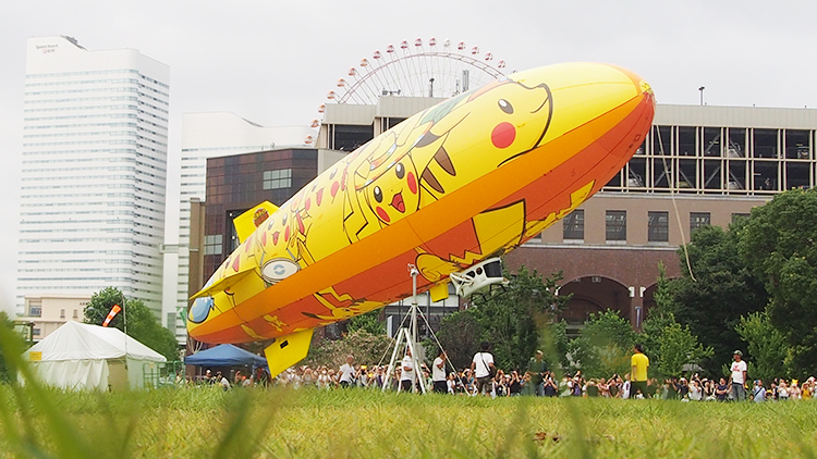 2017年ピカチュウだけじゃない ピカチュウ大量発生チュウ!「飛行船ピカチュウ」
