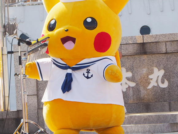 ピカチュウストンプショーウインドチャイム鳴らす