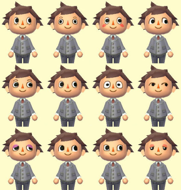 どうぶつの森ハッピーホームデザイナー男の子顔