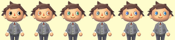 どうぶつの森ハッピーホームデザイナー男の子目の色