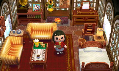 ハピ森レベッカシックで落ち着きのある部屋完成
