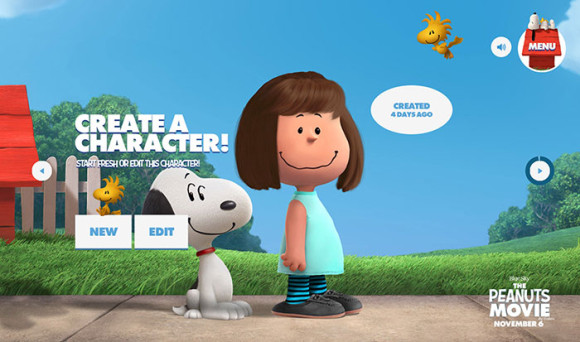 スヌーピーピーナッツ風のキャラクターが作れる「Get Peanutized」トップ