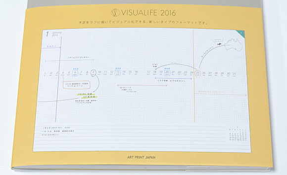 新フォーマットの手帳　VISUALIFE（ビジュアライフ）使い方