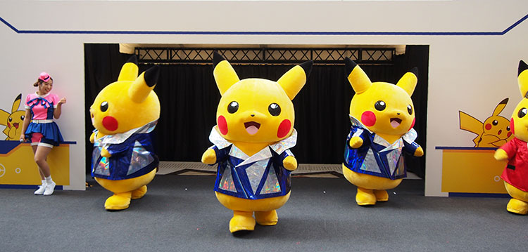 ランドマークプラザ「ピカチュウ・アイランド」アイドルピカチュウ