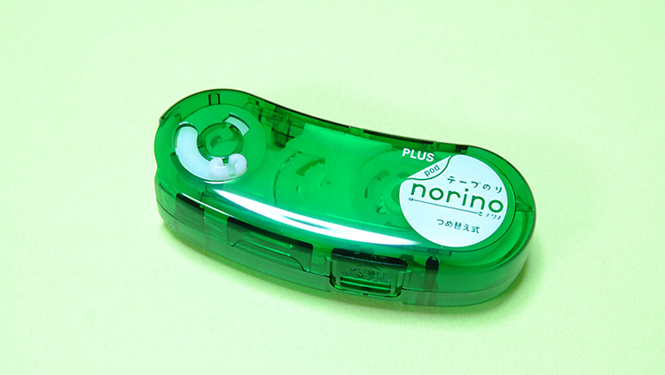 貼ってはがせるテープのりキレイにはがせる「ノリノ・ポッド（norino pod ）」