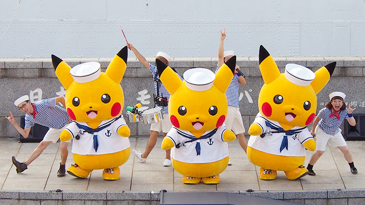2017年ピカチュウだけじゃない ピカチュウ大量発生チュウ!横浜赤レンガ倉庫ずぶぬれスプラッシュショー「水のカーニバル」