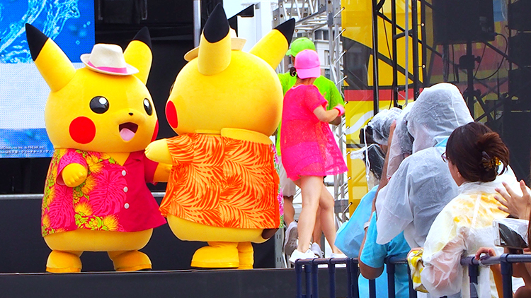 2017年ピカチュウだけじゃない ピカチュウ大量発生チュウ!横浜赤レンガ倉庫ずぶぬれスプラッシュショー「水のカーニバル」