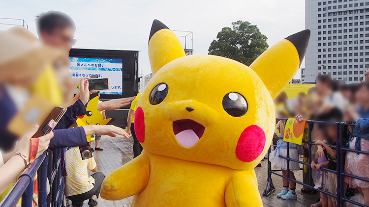 2017年ピカチュウだけじゃない ピカチュウ大量発生チュウ!横浜赤レンガ倉庫ずぶぬれスプラッシュショー「水のカーニバル」