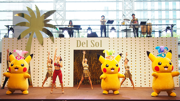 2017年ピカチュウだけじゃない ピカチュウ大量発生チュウ!クイーンズスクエア横浜「太陽のカーニバル」